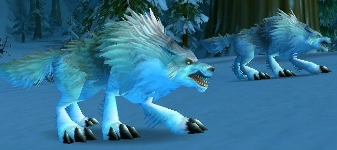 Starving Winter Wolf