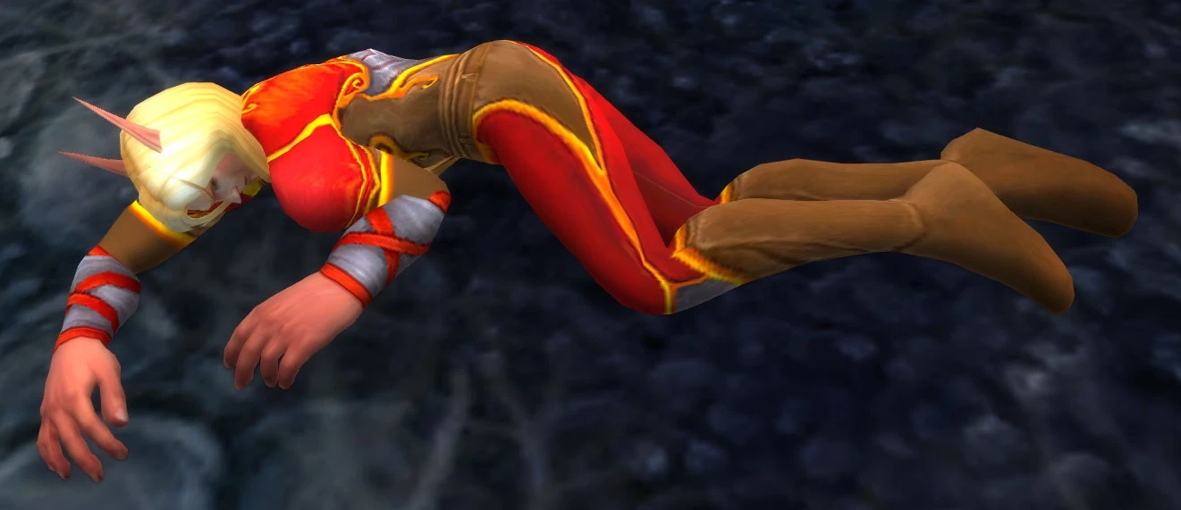Dying Blood Elf