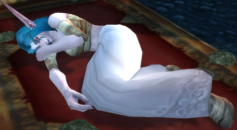 Injured Night Elf Priestess