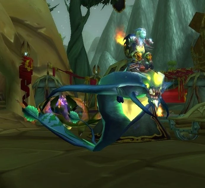 Green Riding Nether Ray