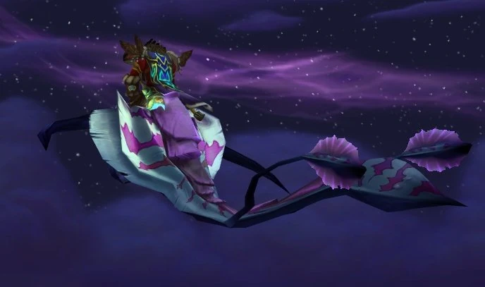 Purple Riding Nether Ray