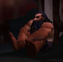 Caged Dwarf Male